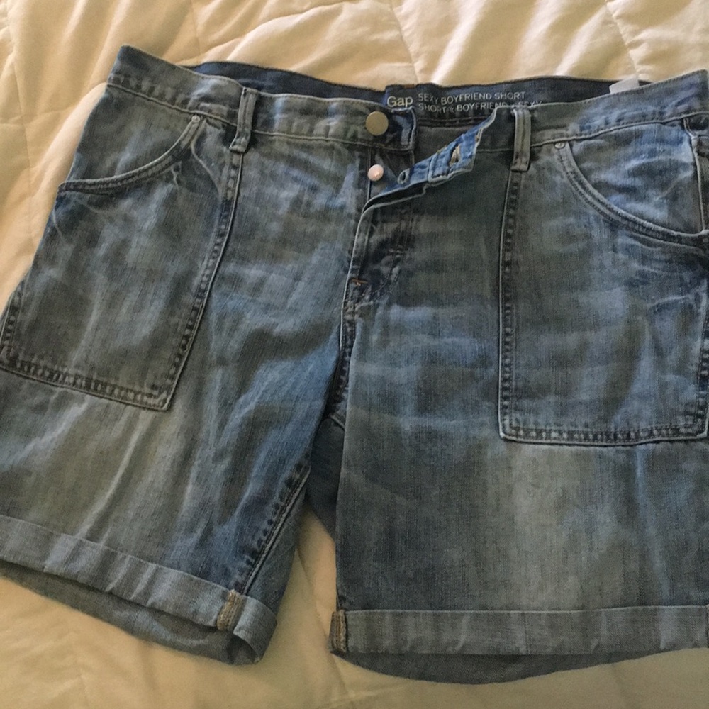 Denim shorts